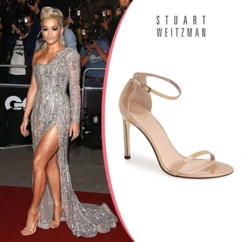 Stuart Weitzman Nudistsong Beige Sandals - Size 9 - Great Condition - Picture 8 of 9